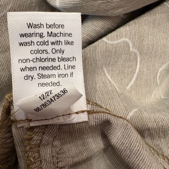 Nine West Tiered Slit Maxi Skirt Brown Floral Crosshatch Elastic Waist XXL - Picture 3 of 11